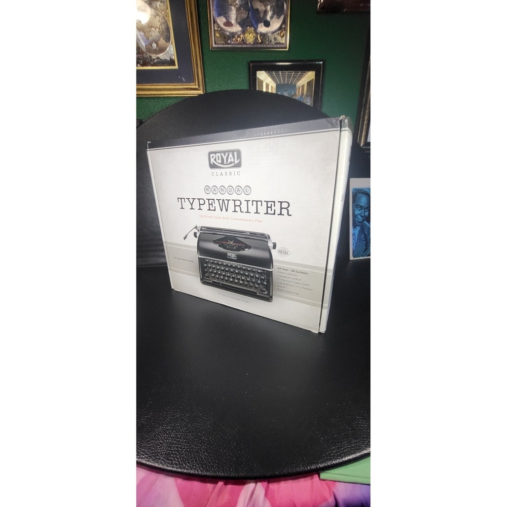 Royal Classic Manual Typewriter Black Open Box New Condition*sealed Inside Box - Picture 14 of 14
